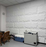 Dalles de pierre artificielle 3D écologiques en polyuréthane, légères et de grande taille, pour la décoration murale de villas