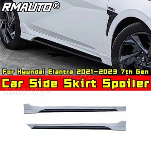 Aileron de coffre arrière, jupes latérales, lèvre de pare-chocs avant, aileron de toit pour Hyundai Elantra 2023-2024 Kit carrosserie Accessoires automobiles - Product Image 1