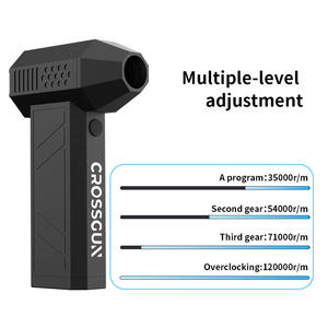 2025 CROSSGUN 130000rpm Mini Turbo Jet <span class=keywords><strong>Air</strong></span> <span class=keywords><strong>Gun</strong></span> Kompresor Udara Duster Hammer Kipas Tangan Portabel Elektrik Mini Jet Turbo Fan - Product Image 4