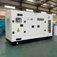 Generadores Diésel Silenciosos de 50kw 50kva 62.5kva con ATS, Trifásicos, Refrigerados por Agua, Arranque Eléctrico Industrial, Insonorizados