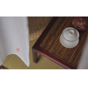 Mesa de té pequeña estilo Dinastía Song, hecha de bambú de ciruelo y ciervo de estilo antiguo, mesa de ventana de madera de sándalo rojo, mesa de tatami. - Product Image 2