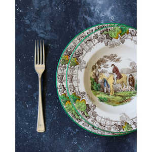 Ensemble de trois assiettes en céramique Byron, vaisselle en porcelaine, service de table en grès, style de design européen pour les hôtels - Product Image 1