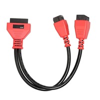 Cable de Diagnóstico Rojo con Lector de Códigos OBDII Chrysler 12+8 con Autorización FCA, 1 Año de Garantía, Conector de 12/8 Pines