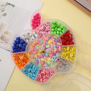 Kit de fabrication de bracelets en plastique coloré pour enfants, jouet éducatif et entraînement <span class=keywords><strong>à</strong></span> la vision faible, fournitures de perlage, marque JY - Product Image 1