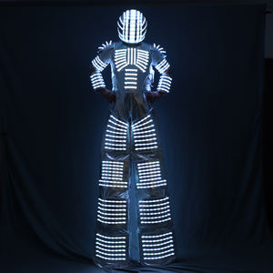 Kryoman RobotLED Dancer Costume Adult Ballroom Stilts Walker Suit avec LED Lights Robotled Stilts Clothe for Performance Wear - Product Image 3