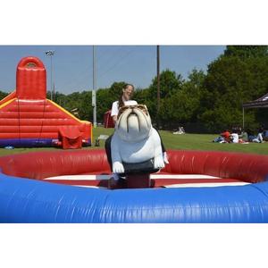 Şişme RODEO BULL köpek sürme oyunu, mekanik boğa köpek zorlukları, şişme boğa sürme makinesi Rodeo artı Bulldog sürmek - Product Image 2