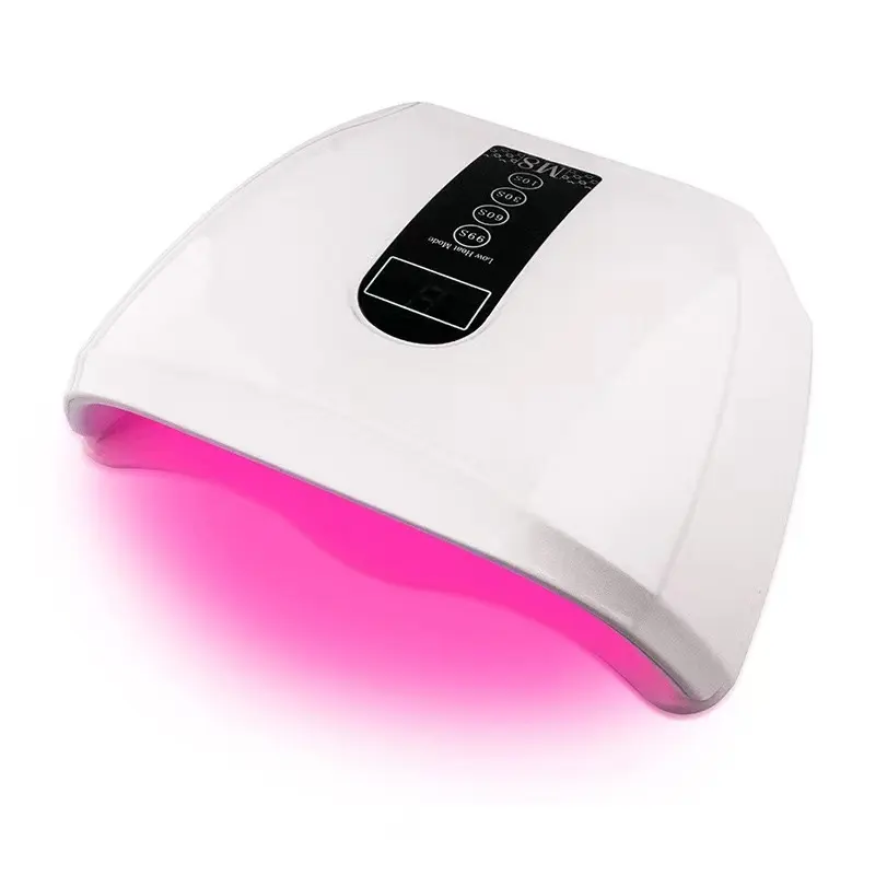 Lampu Curing kuku Sensor otomatis, mesin cat kuku profesional, lampu LED UV lebih cepat pengering kuku 96W