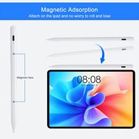 Stylet intelligent 2e génération pour iPad, avec rejet de la paume, détection d'inclinaison, pointe remplaçable, autonomie de 10 heures, magnétique