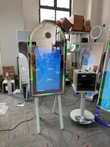 Photomaton Miroir MAGIQUE Selfie Magic Mirror Photo Booth con anillo de luz <span class=keywords><strong>espejo</strong></span> mágico fotomatón para fiesta - Product Image 2