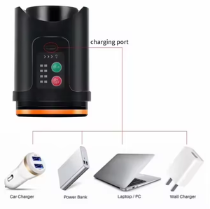 USB ricaricabile elettrica per il potenziamento del pene pompa automatizzata per il vuoto d'aria masturbatore silice giocattolo del sesso maschile - Product Image 6