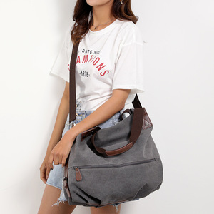 Women's <b>Canvas</b> Crossbody Bags Large Stylish Multi-pocket Ladies Shoulder <b>Tote</b> Purse Handbags - Product Image 4