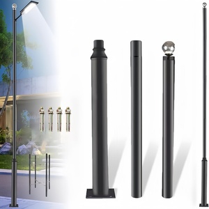 New Split Type Solar Garden <strong>Lighting</strong> Street Lamp Q235 Galvanized Steel <strong>Pole</strong> 3m-6m Solar-powered <strong>Lighting</strong> <strong>Poles</strong> - Product Image 5