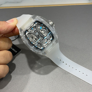 Reloj Deportivo Mecánico Automático de Alta Calidad al por Mayor, Resistente al Agua, con Esfera de Cristal de Zafiro y Correa de Fibra de Carbono - Product Image 2