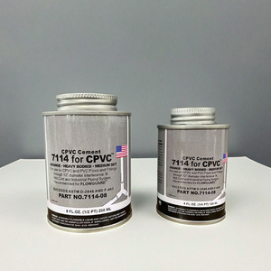 Colle à solvant pour PVC à haute résistance, à prise rapide, à base de <span class=keywords><strong>ciment</strong></span>, pour la jonction de tuyaux en plastique, de couleur grise, résistante - Product Image 2