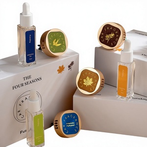 Nouveau diffuseur de parfum pour <span class=keywords><strong>voiture</strong></span>, désodorisant haut de gamme en alliage de zinc, extrait de plantes d'argile diatomée, huile essentielle, coffret cadeau d'aromathérapie - Product Image 1