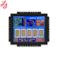 19 Inch Pearl Caribbean Infrared Gaming Monitor 3M RS232 Touch Screen Coin Payment Online Model Factory Price Metal Board