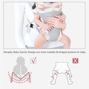 Échantillon Gratuit Porte-Bébé, Embrace Cozy 4-en-2 Porte-Bébé Ergonomique Réglable Portable Convertible Avant et Arrière - Product Image 6