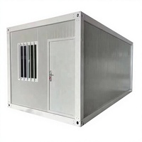 Panneau sandwich pliable résistant aux tremblements de terre en acier galvanisé pour bureau/chambre d'étudiant - Construction temporaire 3 ans
