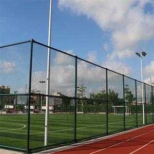 Clôture en treillis métallique pour stade sportif, hauteur personnalisée, verte, durable, anti-UV, pour extérieur, filet de sécurité pour aire de jeux - Product Image 4