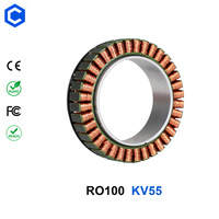 CubeMars RO100 48V Servo Außenläufermotor Rahmenloser BLDC Roboterarm-Motor mit Außenrotor