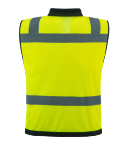 <span class=keywords><strong>Ansi</strong></span> Class 2 phản quang an toàn vest cho nam giới phụ nữ khả năng hiển thị cao nút đóng cửa với túi cho khảo sát vest xây dựng - Product Image 3