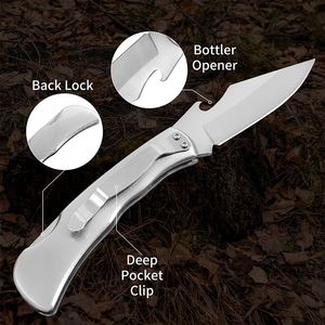 Cuchillo de Bolsillo Táctico de Supervivencia OEM Brasil, Hoja de Acero Inoxidable 3cr13, Canivete Táctico, Ecanivete - Product Image 5