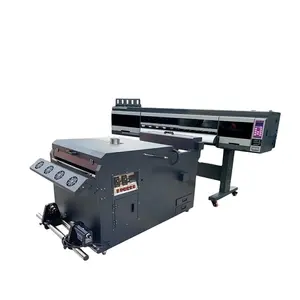 Impresora i3200 DTF de 4 cabezales con agitador de polvo 60cm máquina de impresión directa a película PET
