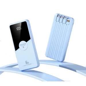 มินิพาวเวอร์แบงค์ 5000mAh แบบชาร์จซ้ำได้ พร้อมไฟ LED ยี่ห้อเสี่ยวหมี่ มีหน้าจอ ชาร์จเร็ว 20000mAh สำหรับโน้ตบุ๊ก - Product Image 3
