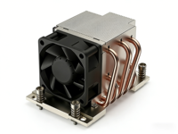 Refroidisseur de processeur de serveur 2U, radiateur en plastique, ventilateur électrique 12V DC, interface PWM 4 broches, double roulement à billes, 320W, socket AMD SP3