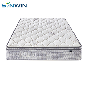 Matelas à ressorts ensachés en <span class=keywords><strong>mousse</strong></span> à mémoire de forme de 34 cm avec renfort des bords, matelas d'hôtel - Product Image 1