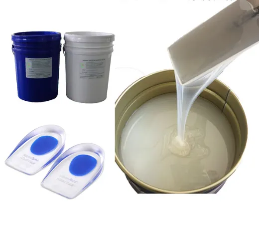 Platina série líquido de silicone rtv2, silicone de borracha líquida de grau alimentício para palmilhas de silicone