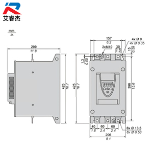ซอฟต์สตาร์ทเตอร์ ATS22C32Q ของแท้ใหม่ สำหรับมอเตอร์แบบอะซิงโครนัส 230-440V 90-160kW Altistart 22 3 เฟส ตัวควบคุมมอเตอร์แบบอะซิงโครนัส - Product Image 2