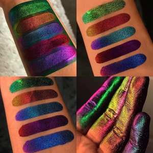 MLM Long Lasting Vegan <b>Shimmer</b> Cream Eyeshadow Waterproof Chameleon Holographic Glitter <b>Eye</b> Makeup Durable Party <b>Eye</b> Cosmetic - Product Image 6