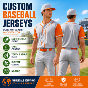 Ensembles d'uniformes de baseball à marque privée |   Vêtements d'équipe personnalisés durables avec noms et numéros, livraison rapide - Product Image 2