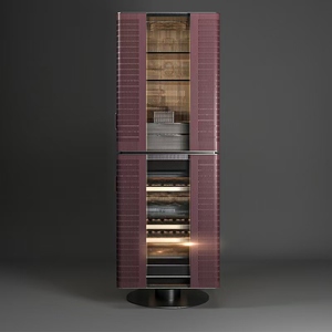 Portuguese Designer Furniture Cigar <b>Cabinet</b> Wine Villa Custom Luxury Interior Dining Room Freestanding Glass Door Sh-259 - Product Image 4