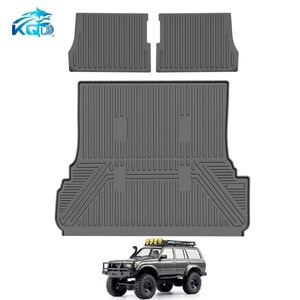 Alfombrilla Impermeable y Fácil de Limpiar para Asiento Trasero de Coche, Alfombrilla de Carga para Maletero Trasero de TPE para Toyota Prado LC80 1992-1998 - Product Image 1