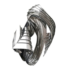 Jiahua Stainless Steel Sculpture Animal Shape Outdoor Floor Mount Handmade Irregular Design <b>Large</b> Scale Landscape <b>Ornament</b> - Product Image 1