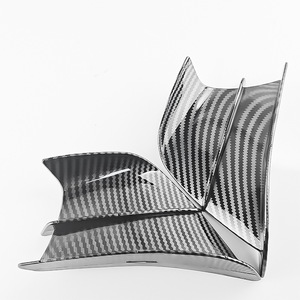 Deflectores de Viento Laterales Universales para Motocicleta Qiangye, Alerón de Carreras con Patrón de Textura Forjada - Product Image 3