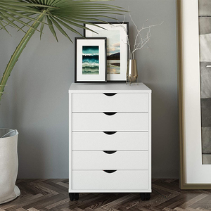 Du của phong cách cổ điển rắn gỗ trắng ngăn kéo tủ di động hiện đại thư mục hòm tập tin nhận hòm cho đồ nội thất nhà ngoài trời - Product Image 1