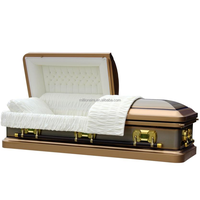 Ataúdes Metálicos de Alta Calidad Hechos en China, Equipo Funerario Metálico, Ataúdes de Acero Inoxidable