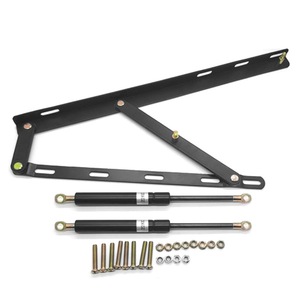 High-Tech Steel Tatami <b>Bed</b> Pneumatic Rod Essential Hardware in Black+<b>White</b> for Comfortable Lifting and Easy Installation - Product Image 4