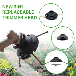 3in1 kéo dài bàn chải cắt tông đơ dòng cho cỏ cứng và cỏ dại dày đặc - Product Image 2