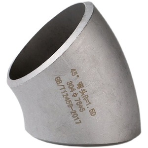 Codo Soldado de Acero Inoxidable 304, 45 Grados, 1.5D, 25 377, Fabricación Mecánica - Product Image 3