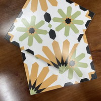 Carreaux de décoration intérieure, motif de fleurs, Design moderne, taille de carreaux 300x300, carreaux muraux en mosaïque