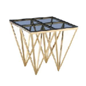 Flat Packed Manufacturer High Fashion Modern Living Room Golden Rose Easy to Clean Tempered Glass <b>Coffee</b> <b>Table</b> - Product Image 4