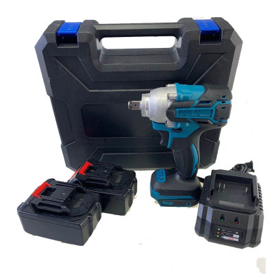 Industrial DIY 220-240V Electric Brushless Cordless Impact Wrench 1/2 Drive 300N.m Max Torque Rechargeable Battery Operated 900W