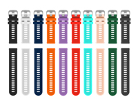 Tali Jam Tangan Karet Pengganti Garmin 245 158 20mm, Loop Baja Anti Karat, Elastis, Dapat Disesuaikan, untuk Jam Tangan Sport dan Smart Watch
