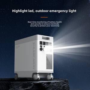 Estación de energía solar híbrida 5kwh + inversor solar + apilador 5kw almacenamiento de energía doméstico con batería de estado sólido y red de aplicación Wifi - Product Image 5