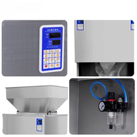Machine de remplissage et d'emballage semi-automatique électrique multifonctionnelle de haute précision pour poudre d'engrais alimentaire et de graines et noix de 5000g