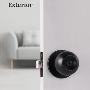 गर्म बिक्री प्रवेश गोपनीयता बेलनाकार विंटेज राउंड डोर बॉल लॉक नॉब लॉक - Product Image 5